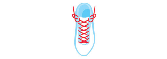 Намалете ја болката во стапалата врзувајќи ги врвките на поинаков начин