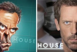 Карикатури од познатите актери во хит сериите