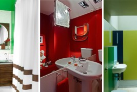Изберете модерни бои при преуредувањето на вашата бања