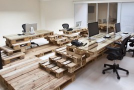 Канцеларија од палети