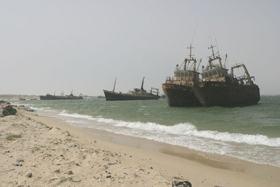 Пристаништето на напуштените бродови