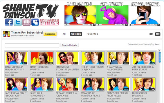 Најпопуларните канали на Јутјуб