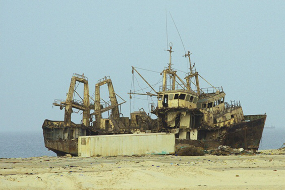Пристаништето на напуштените бродови