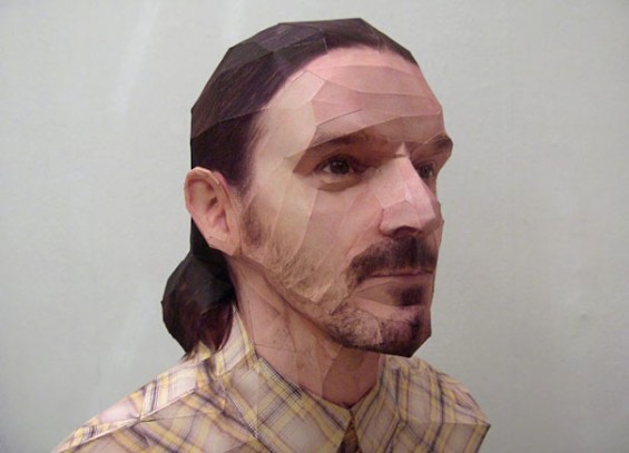 Портрети од хартија во 3Д