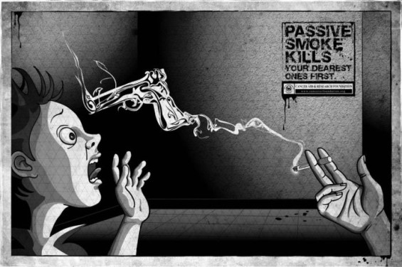 Шокантни постери за цигарите
