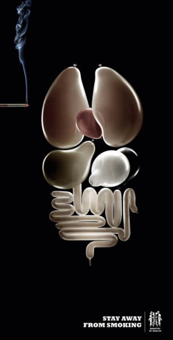 Шокантни постери за цигарите