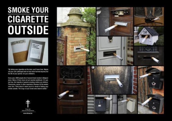 Шокантни постери за цигарите