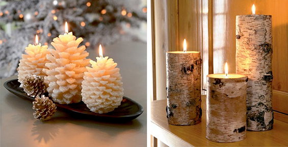 (5) Декорација на Божиќни свеќи