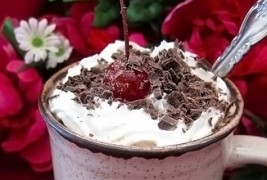Чоколаден кафе бакнеж (Chocolate coffee kiss)