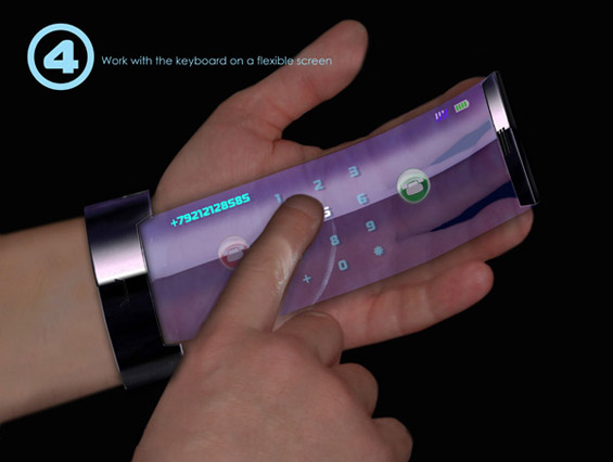 Rollerphone - телефон-часовник од иднината