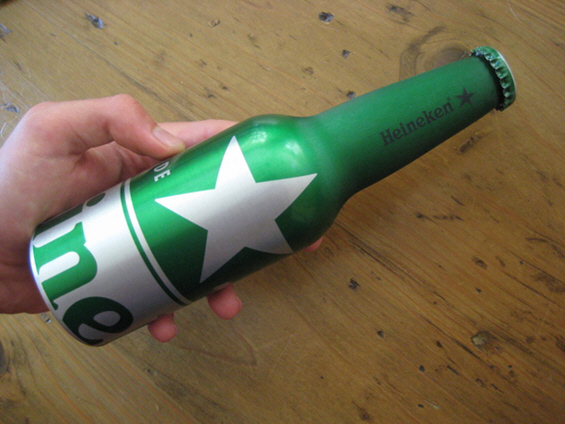 Новиот алуминиумски дизајн на „Heineken“