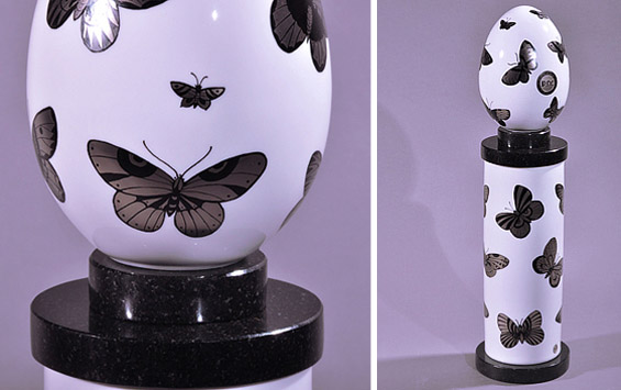 (6) Луксузни порцелански јајца Луксузни порцелански јајца