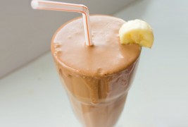 Млечно кафе со банана