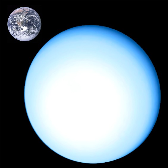 Сината планета Уран