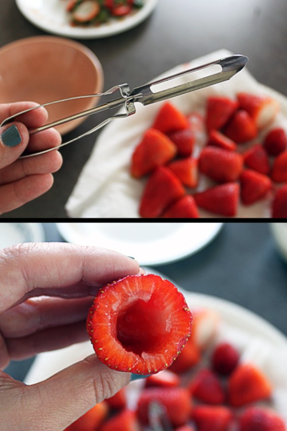 Јагоди полнети со чизкејк