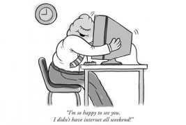 10 смешни знаци дека сте компјутерски зависник