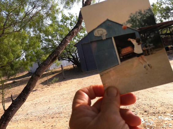 Фотографирани фотографии од минатото