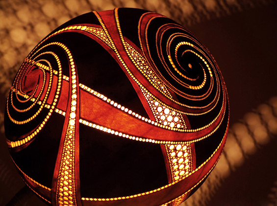Егзотични ламби направени од тиква
