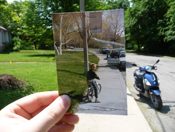 Фотографирани фотографии од минатото