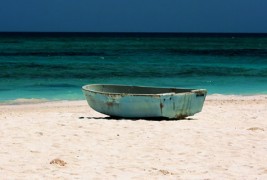 Прекрасниот хоризонт над водените површини