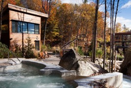 Спа центар сместен во планинските убавини на Канада