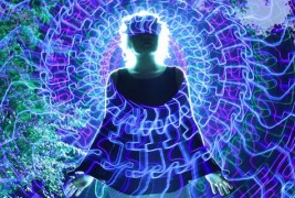 Величествено цртање со светлина