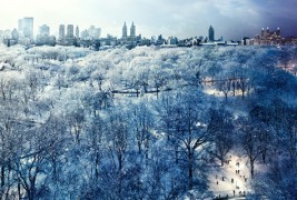 Денот и ноќта на Њујорк во иста фотографија