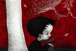 Едноставни цртежи спакувани во тага и заборав