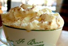 Вкусно кафе со бело чоколадо