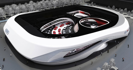 Елегантната затворена тест патека на Ауди