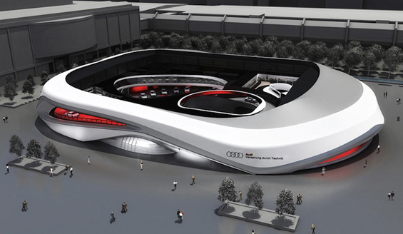 Елегантната затворена тест патека на Ауди