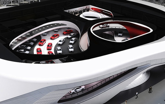 Елегантната затворена тест патека на Ауди