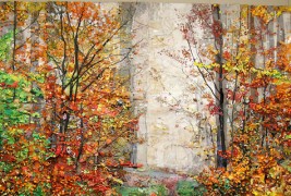 Есенски пејзажи направени од ѓубре