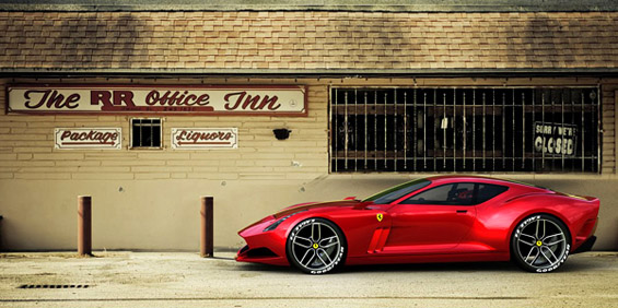 Фантастичен концепт изработен за Ферари