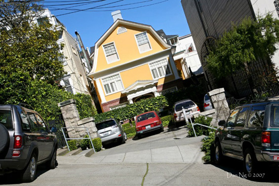 Кривите улици во Сан Франциско