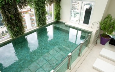 Артистичка куќа во Малибу со внатрешен базен
