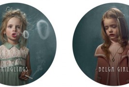 Контроверзни фотографии со деца кои пушат цигари