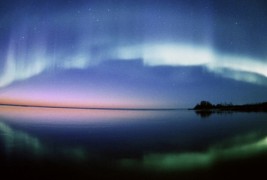 Волшебната поларна светлина на небото