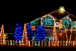 Новогодишно лајт-шоу со 40 илјади светла