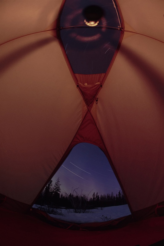 Волшебната поларна светлина на небото