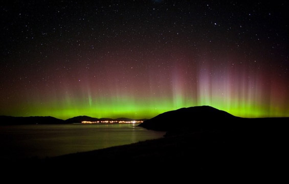 Аурора аустралис - јужни светлини
