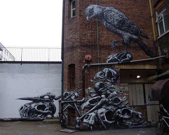 Улична уметност што ја одбележа 2011 година