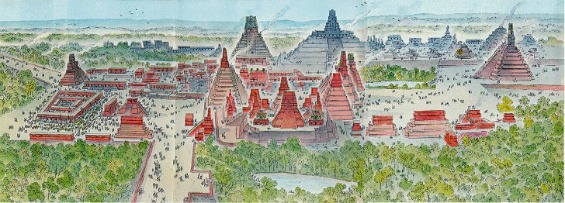 Древниот град на Маите во Гватемала
