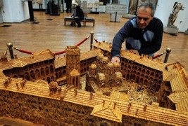 Рилскиот манастир изработен од 6 милиони шкорчиња