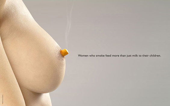 Интересни маркетинг постери против пушење