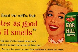 Реклами за кафе од минатото и лекциите на кои нѐ учат