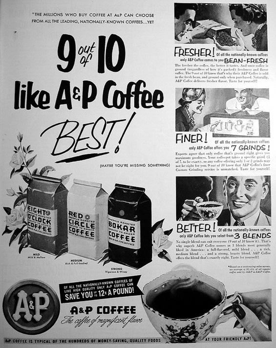 Реклами за кафе од минатото и лекциите на кои нѐ учат