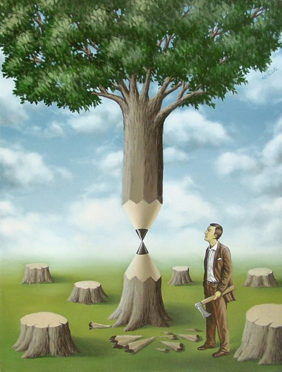 Надреални цртежи кои нудат двојна перспектива