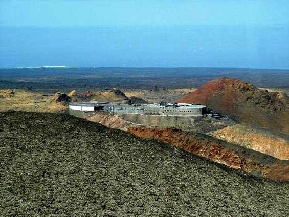 Ресторан на врв на вулкан