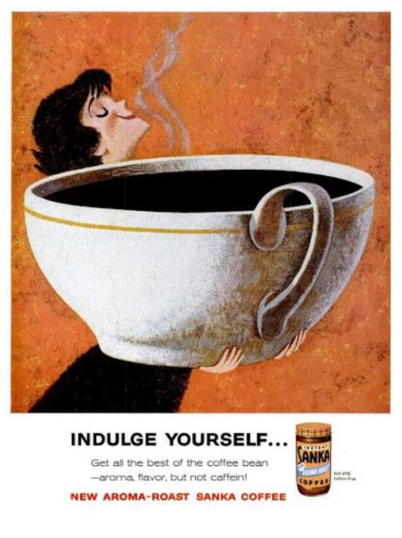 Реклами за кафе од минатото и лекциите на кои нѐ учат